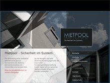 Tablet Screenshot of mietpoolgesellschaft.de